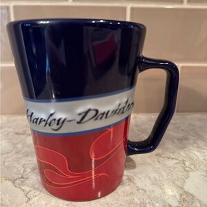 Harley-Davidson Navy and Crimson Mug - 12 oz.  VINTAGE! Never used!